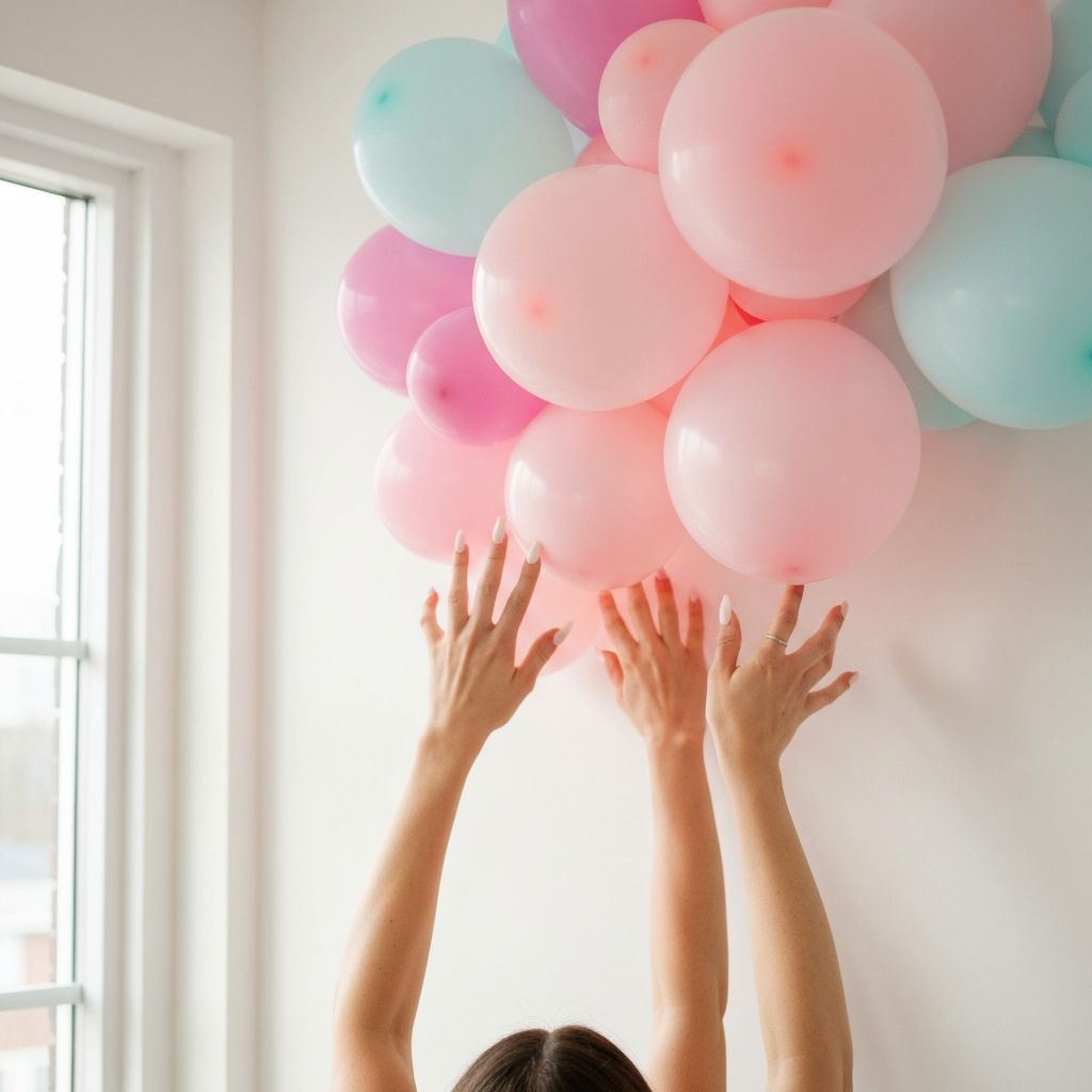 Balloon garland install time-lapse reel